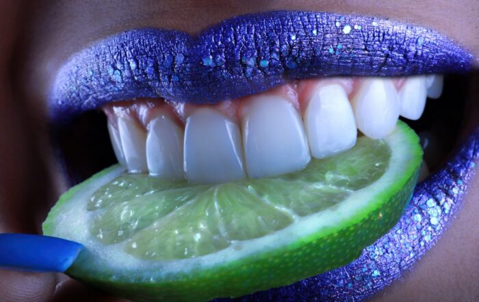 Lippen Limone Schöne Zähne